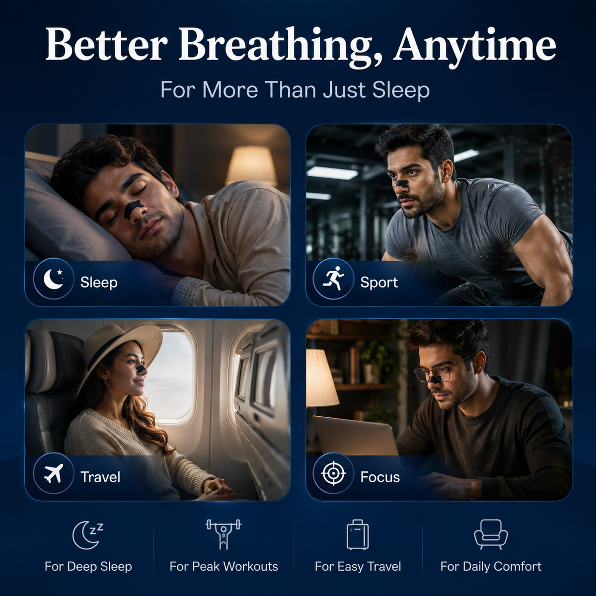 AirBridge™ - Up to 8 Hours of Better Sleep & Easier Breathing