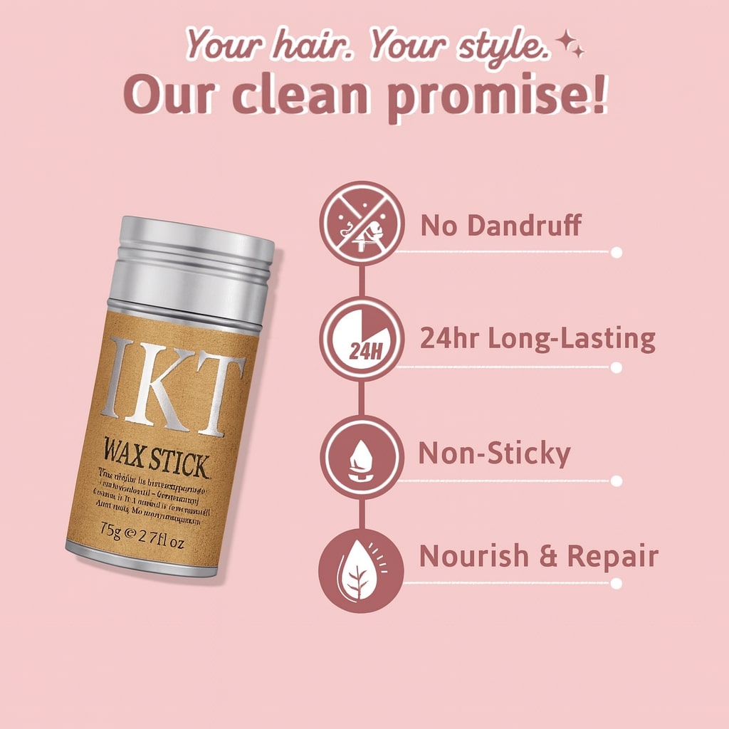 SilkSleek™ Hair Stick – silky smooth finish, sleek confidence.