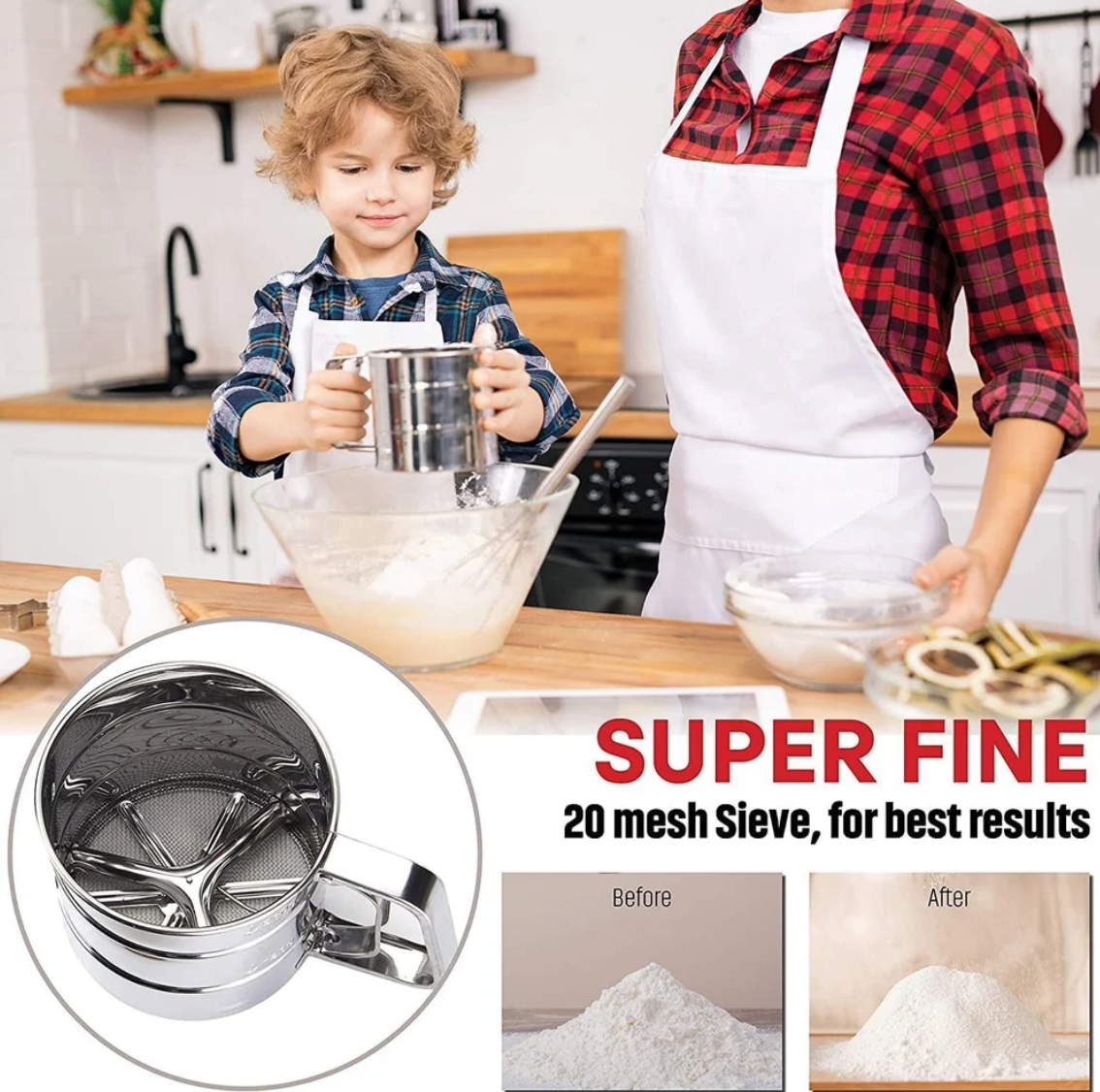 Steel Flour Sifter