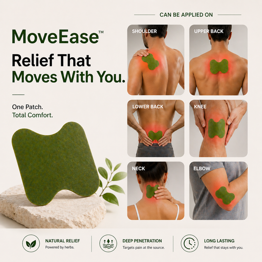 MoveEase Herbal Knee Patch - 10Pcs⚡️