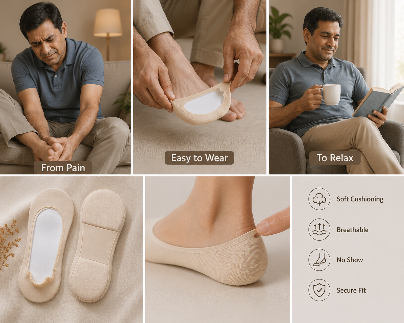 CloudStep™ Foam Socks
