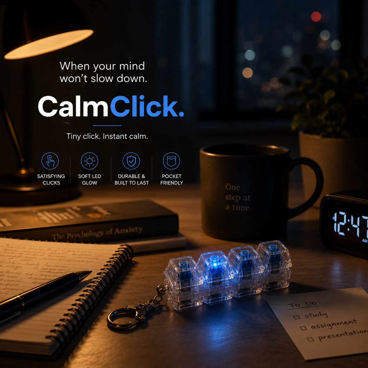 CalmClick™ - Mechanical Stress Relief Clicker
