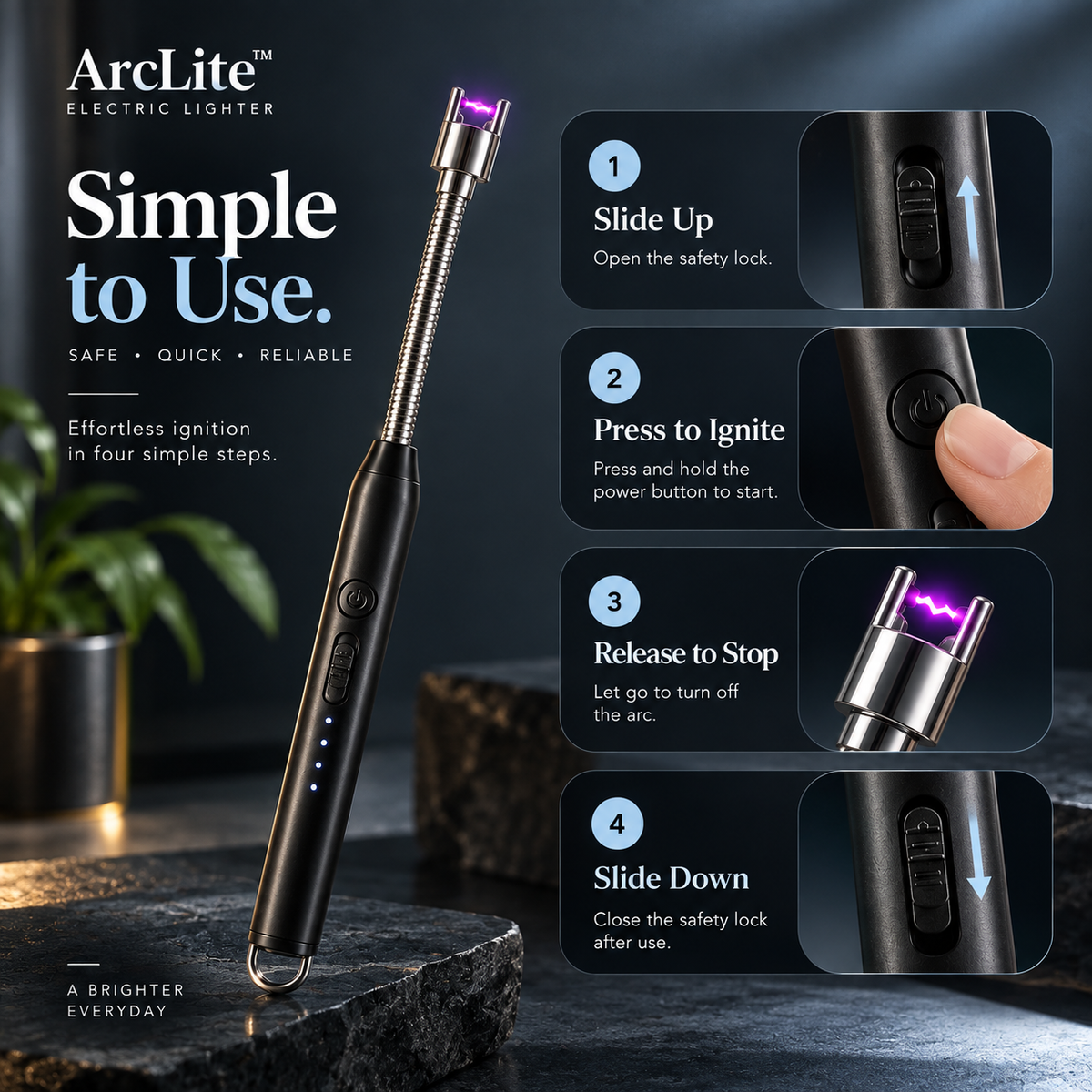 ArcLite - Windproof Electric Lighter