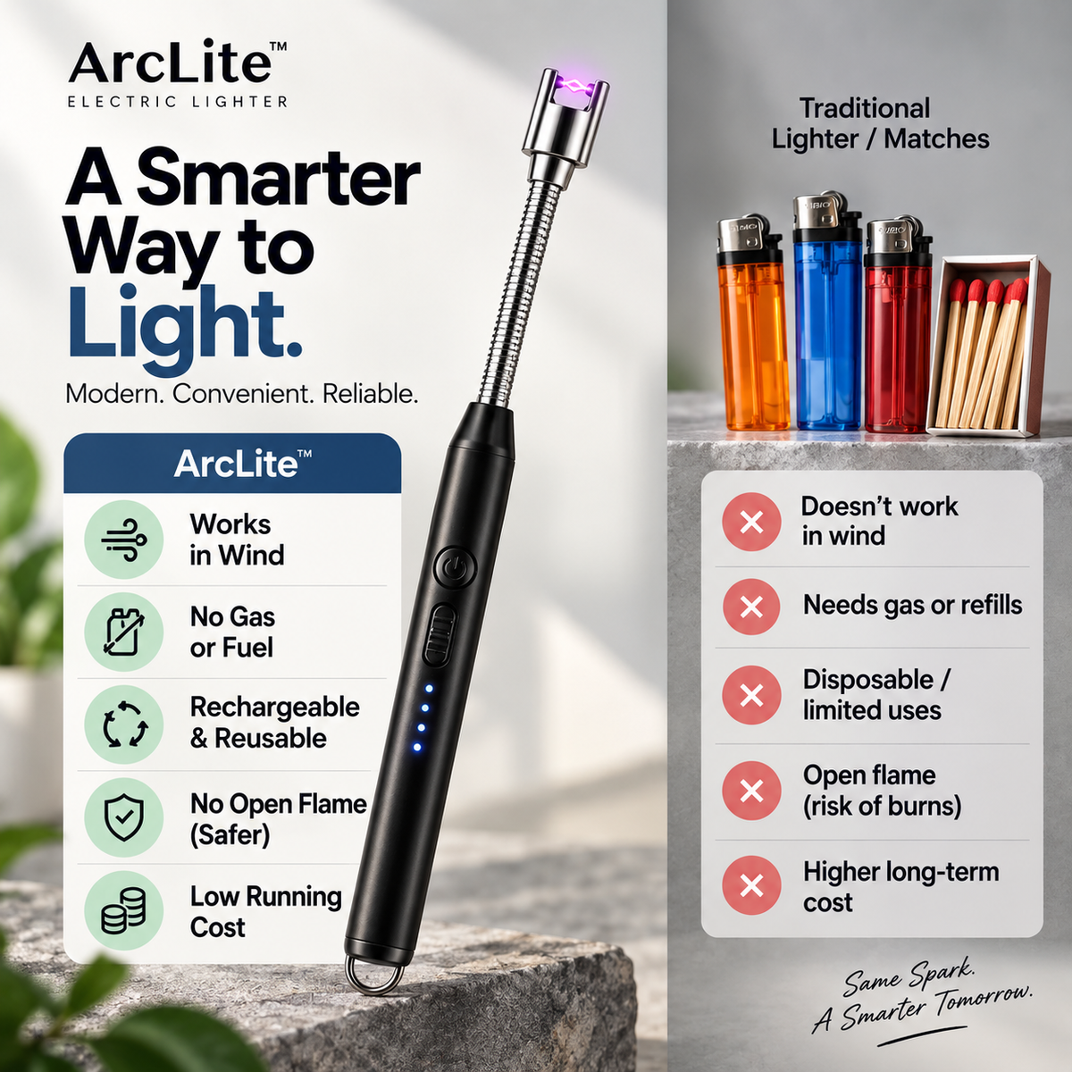 ArcLite - Windproof Electric Lighter