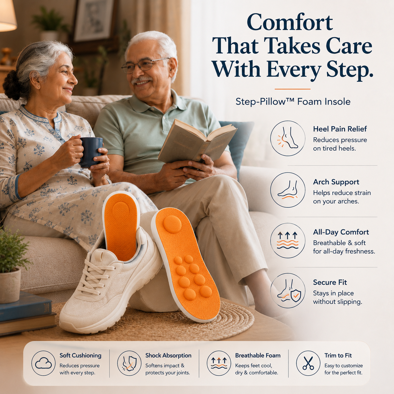 Step-Pillow™ Foam Insole