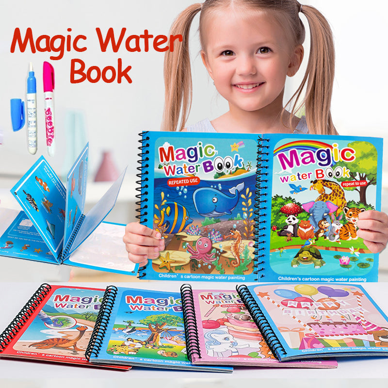 Liquid Magic Book Magical Water Painting Book 🎨 – Himalayan Cloud