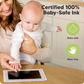 Inkless baby hand & footprint ink pad with 2 papers
