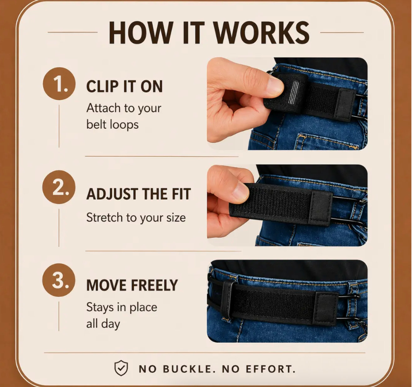 ZeroBuckle™ Stretch Belt