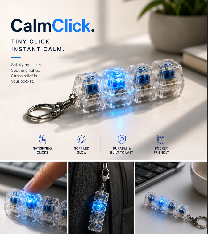 CalmClick™ - Mechanical Stress Relief Clicker