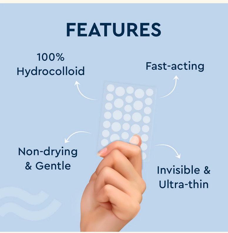 InvisiClear™ Acne Hydrocolloid Pimple Patch
