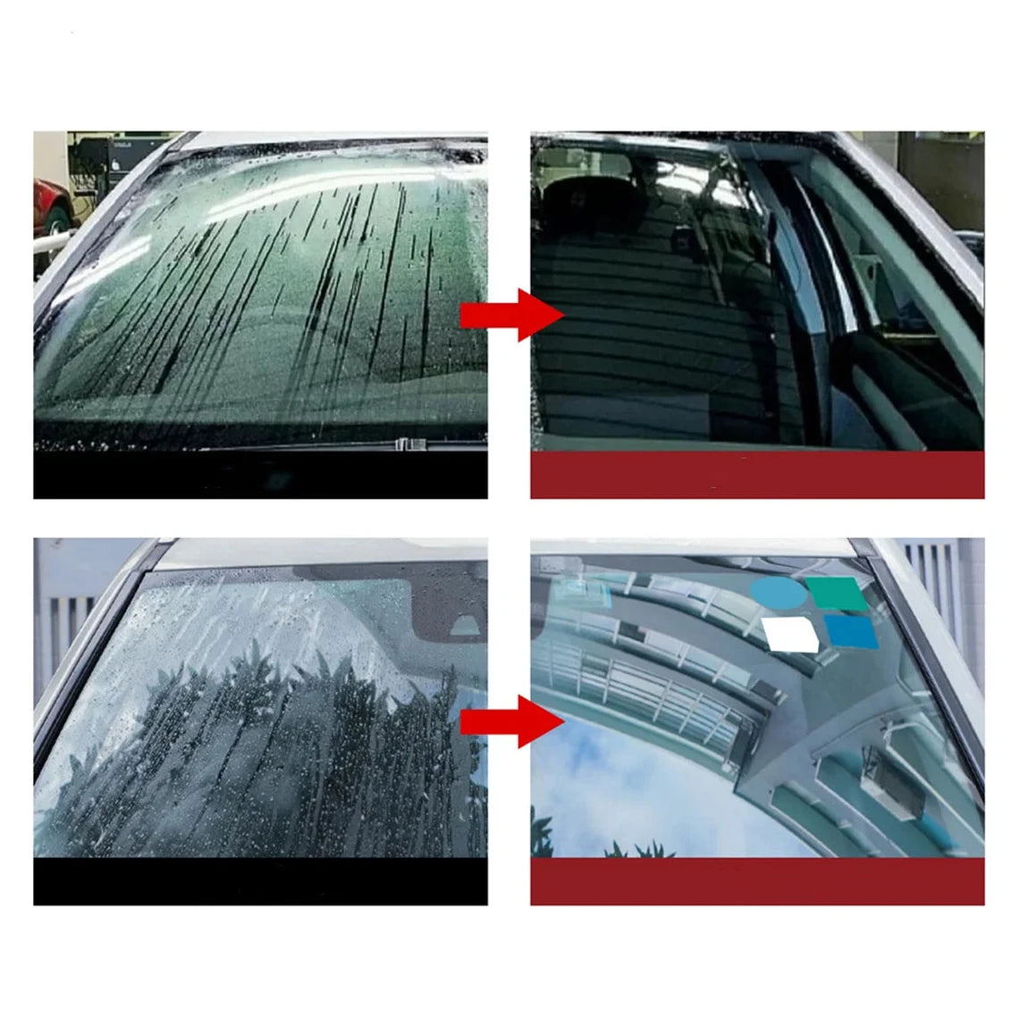 Car Glass Anti- Fog Hydrophobic Coating 100ML (Pack of 2)