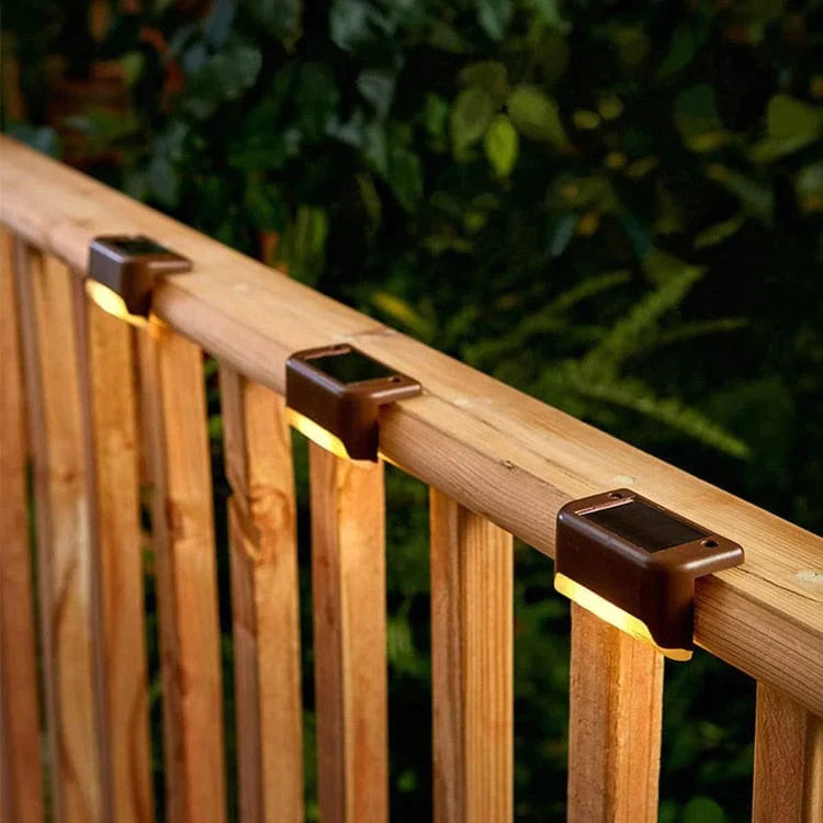 Solar Stair Lights : Auto Light Up In The Dark (Pack of 2)