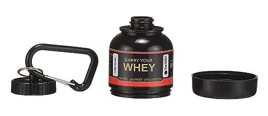 Whey Protein Container with keychain