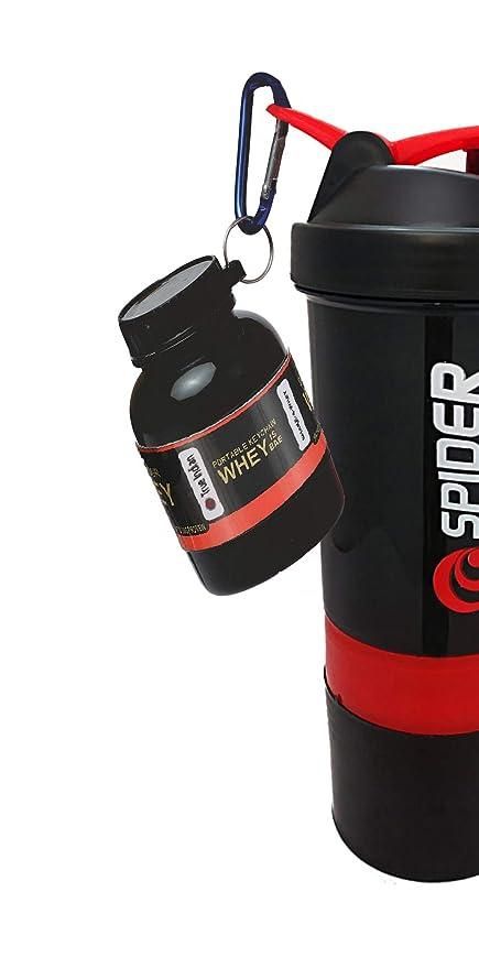 Whey Protein Container with keychain