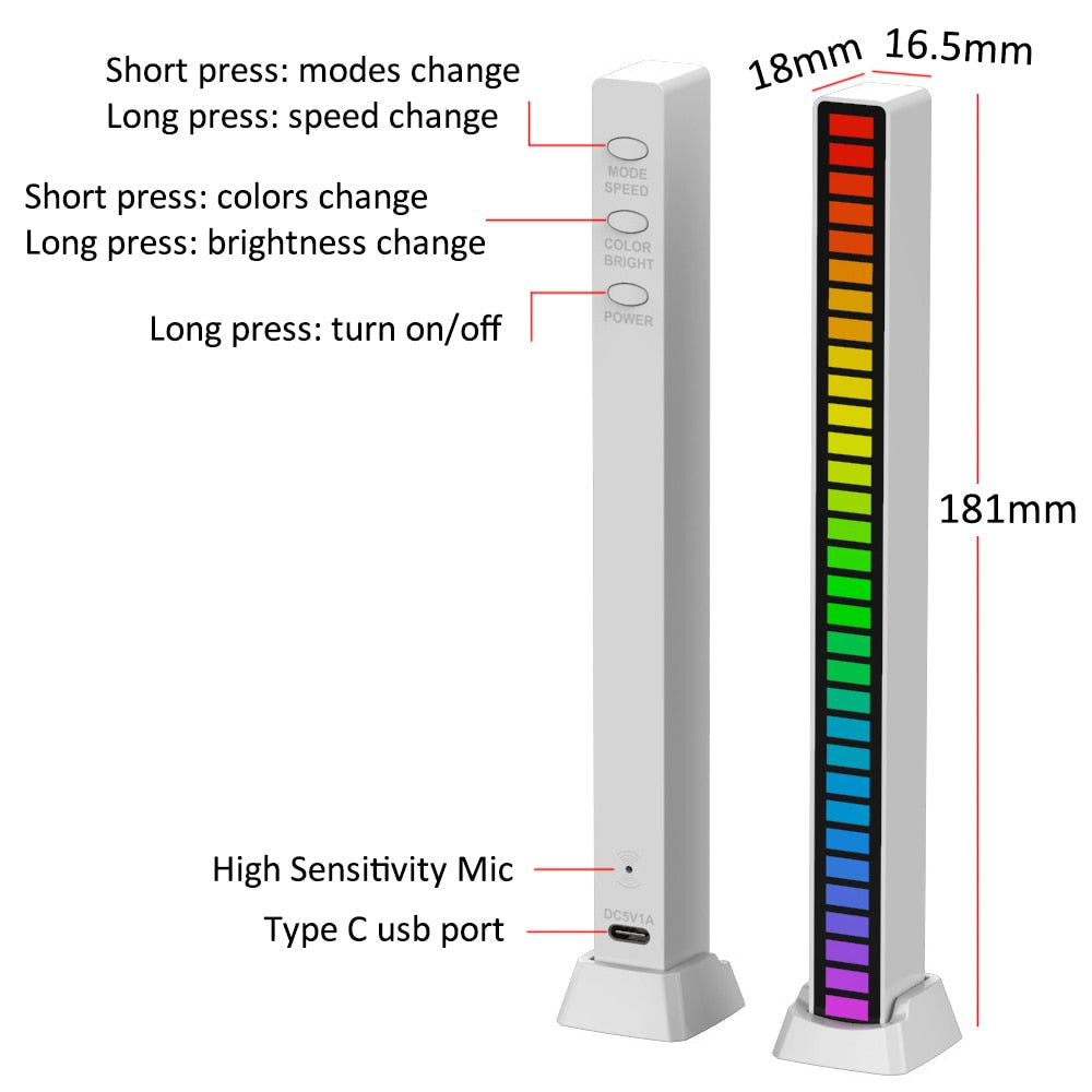 Rhythm Wireless LED Bar™ (Battery Model)